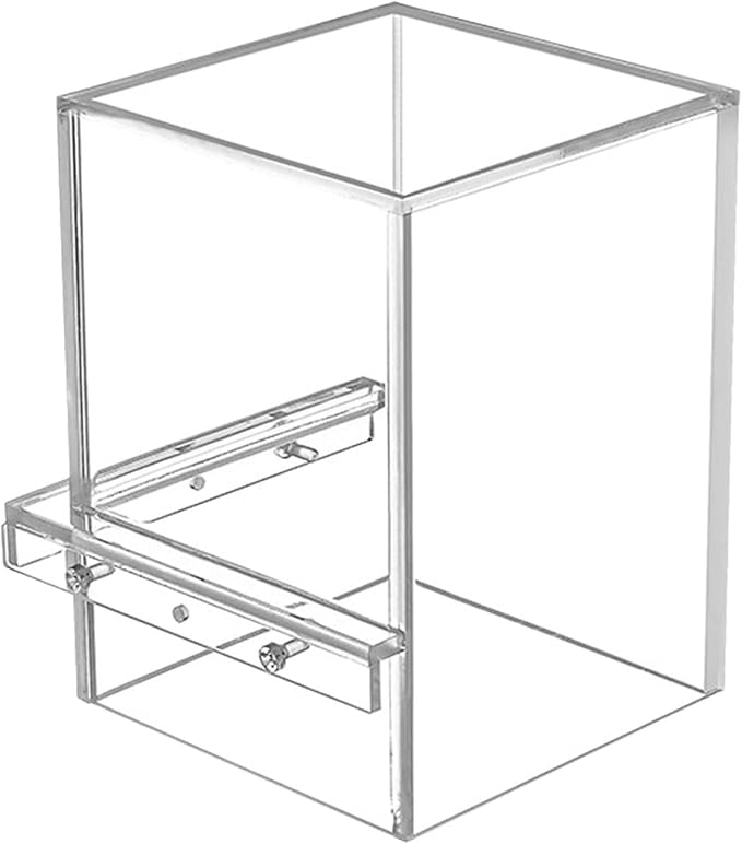 Negative Pressure Fish Tank Small Fish Breeding Box Portable Acrylic Fish Tank Aquarium Tank for Dorm Batnroom Tabletop Home