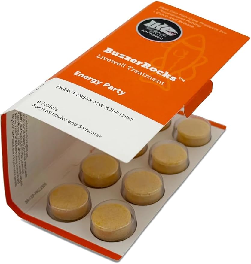 Energy Party Livewell Fish Care Tablets – Micronutrient Formula for Recovery, Vitality & Improved Livewell Conditions