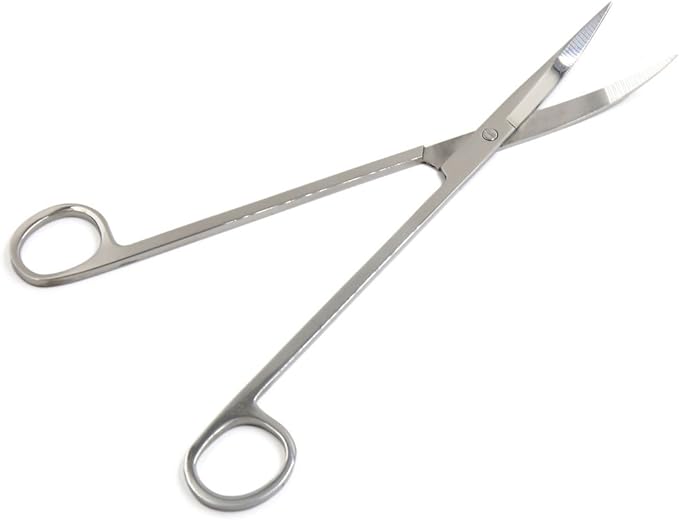 Aquarium Fish Tank Water Live Plant Trimming Tool Curve Scissors 9.8inch Length (id: c9f 2a1 c46 abc 3be