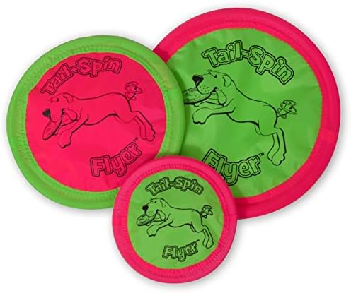 Chuckit! Petmate Booda Tail-Spin Flyer Floating Dog Frisbee, Multi, 10-Inch