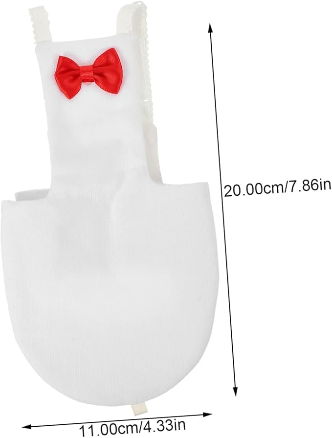 Yardwe Bird Diaper Flight Suit for Parrots Breathable Bird Clothes Bow Design XL for Outdoor Use Diaper for Cockatiels and Parakeets