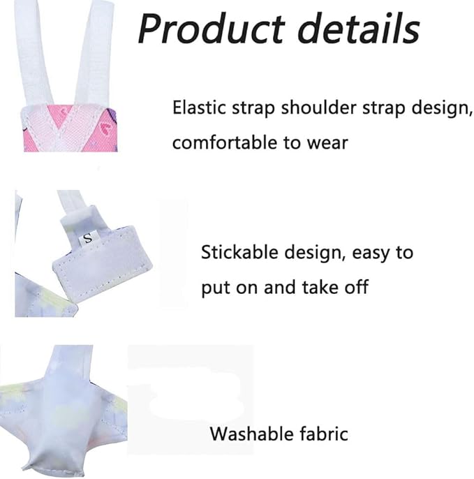 4pcs Bird Diaper Parrot Flight Suit with Waterproof Inner Layer Pigeon Pants Parrot Nappy Reusable Cockatiel Clothes Adjustable for Parakeet Mini Macaw Budgie Canary - color2 M