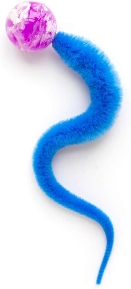 Dezi & Roo Wiggly Ball - 3pk - Fun Cat Toys - Toy Balls for Indoor Cats - Designed by a Feline Vet - Made in USA…