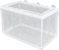Fish Breeding Box – Aquarium Breeder Box with Mesh, Fish Fry Hatchery & Isolation Box, Suction Cup Fish Tank Breeding Box, Juvenile Fish Separation Net for clownfishh and Other Fish