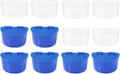 UPKOCH 12pcs Hanging Bird Food Bowls and Water Cups, Small and Blue Parrot Feeding Bowls for Cage, Convenient Household Bird Feeding and Watering Supplies