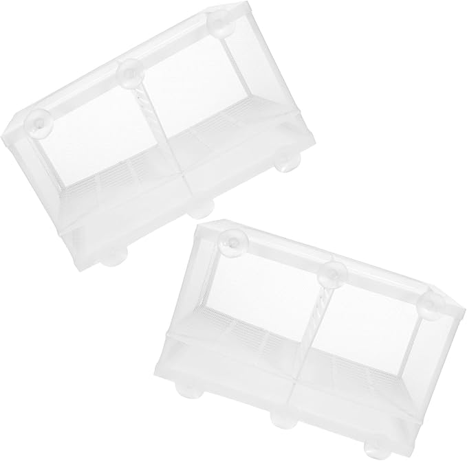 2pcs Aquarium Breeding Box Isolation Mesh Fish Tank Supplies for Hatching and Rearing Fish Style
