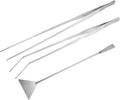 Utoolmart Aquarium Tank Aquatic Plant Tools Sets, 3 in 1 Anti-Rust Aquatic Plant Aquascaping Tool, Stainless Steel Aquarium Tweezers(19-inch) and Scrapers, for Fish Starter Kits & Aquariums Tank