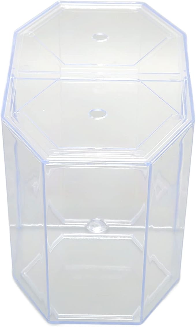 Aquarium Fish Breeder Box - Transparent Octagonal Isolation Tank for Fish Breeding, Isolation & Protection - Increases Survival Rate for Fish, Shrimp, and Small Aquatic Pets