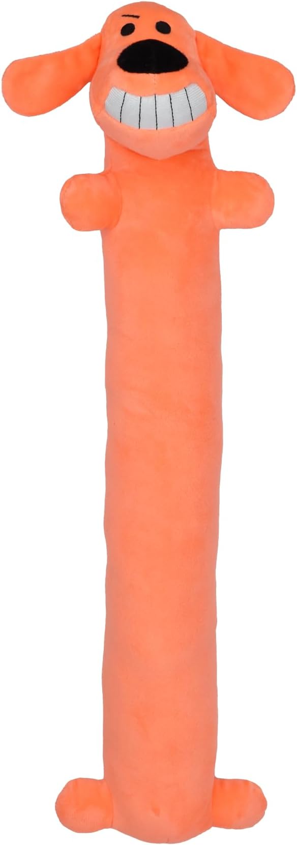Multipet Original Loofa Dog Plush Toy - Squeaky Toy for All Dogs - Extra Soft Plush - Stuffed Animal Dog Toys for Playing (1 Count, 24”, Random Color Surprise)