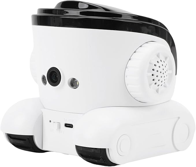 Dpofirs Indoor Camera for Home Security Baby Monitor Dog Pet Camera, Automatic Pet Tracking, Pet Interaction, PIR Motion Detection, with Phone App