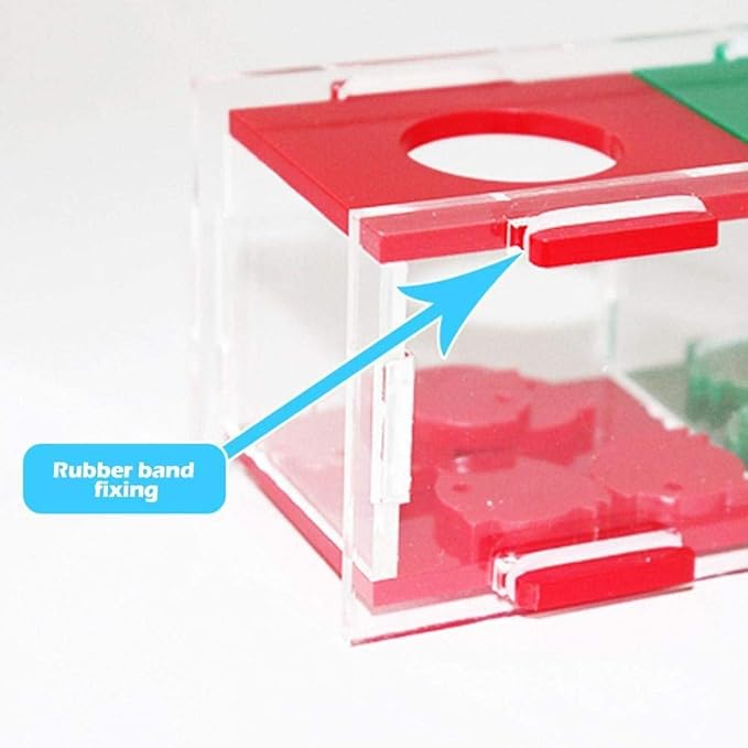 Litewoo Bird Intelligence Training Toy Color Separation Coin Box Education Interactive Playing Puzzle Toy for African Grey Parakeet Cockatiel Cockatoo Finch Canary Budgie Conure Lovebird Amazon