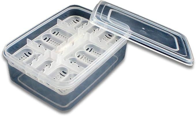 16-Grid Reptile Breeding Box - Professional Plastic Incubator for Gecko, Lizard & Mane Hatching