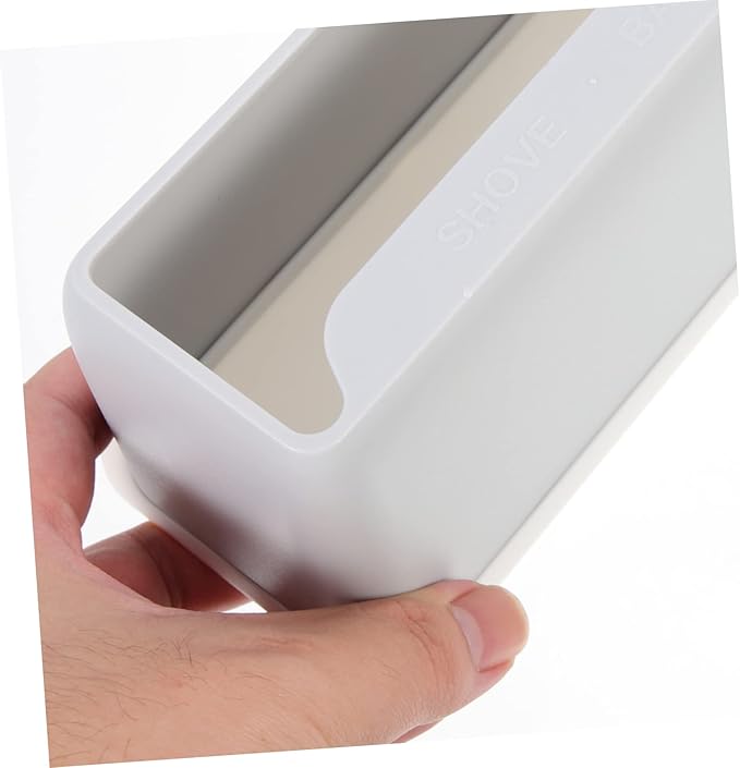 Mikikit 2pcs Convenient Cat Litter Scooper Holders Base Organizes Indoor Litter Area Easy Disposal of Waste Grey Design