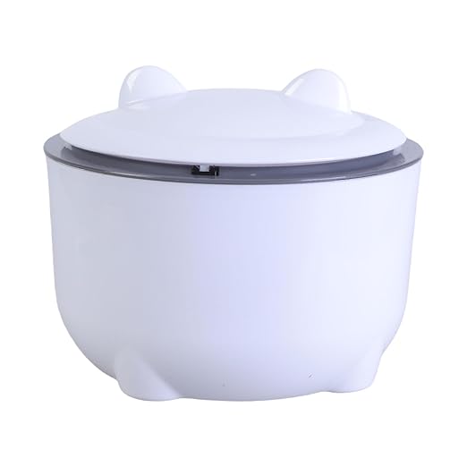 Indoor Cats Litter Trash Can with Enclosed Structure Press Type Lid for Effective Management and Convenience Pet Waste Container