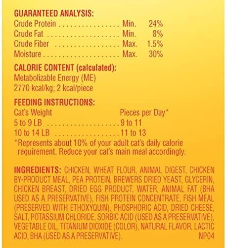 Meow Mix Irresistibles Soft Cat Treats, White Meat Chicken, 3 Ounce (Pack of 5)