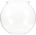 POPETPOP Plastic Fish Bowl Small Fish Tank: Transparent Small Aquarium Fish Bowls for Centerpieces Round Plastic Fish Bowl for Betta Fish Candy Party Favors, 7.07X7.07X6.29in