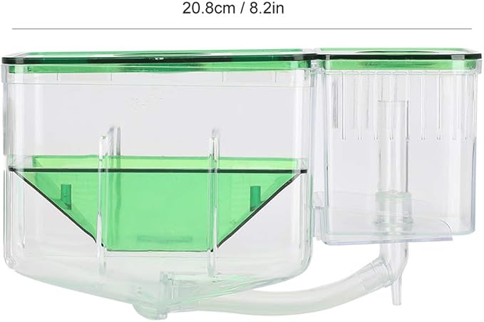Fish Breeding Box, Transparent Aquarium Little Fish Breeding Hatching Box, Fish Tanks Double Layer Isolation Box Hatchery Incubator for Injured Small Fish Shrimp