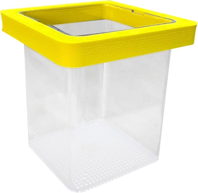 Fish Breeding Isolation Box Incubation Box Floating Separation Hatchery Fish Isolation Box for Baby Fish Guppy Fish Clownfish