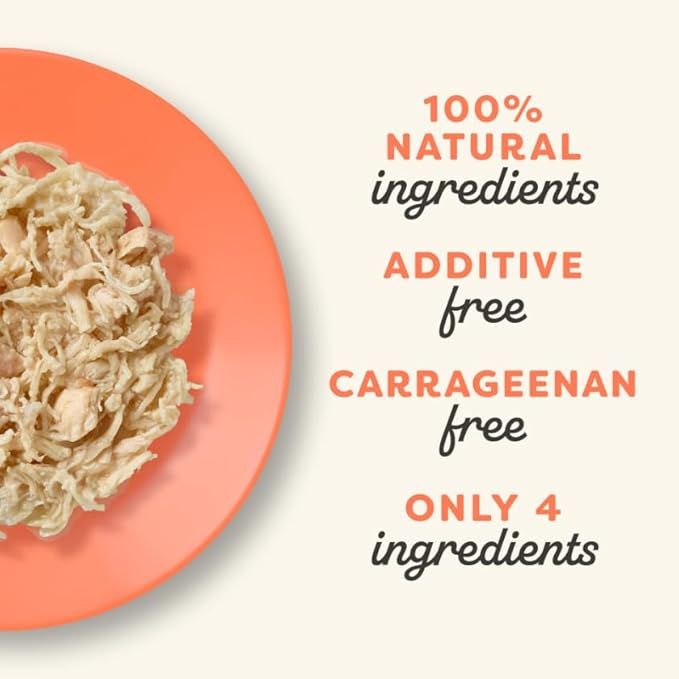 Applaws Natural Wet Cat Food in Broth, Limited and Natural Ingredients, High Protein with No Artificial Additives, Chicken Breast & Salmon in Broth (10 x 2.12 oz Easy-Open Cups)
