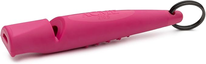 ACME Alpha 210.5 Professional Dog Training Whistle with Enhanced Ergonomic Grip. BPA-Free Plastic. 110 dBA. Standardized Frequency for Smaller Dogs. Weatherproof. Made in The UK (Magenta)