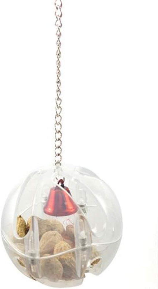 Parrot Creative Foraging Systems Foraging ball- Bird Intelligence Growth Cage Acrylic Box Toys (A)