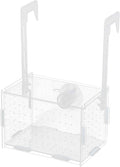 Fish Breeder Box for Fish Tank, Acrylic Fish Tank Divider, Easy to Install, 5.91"x3.94"x3.94", Clear, 1 Set