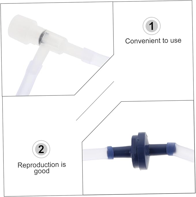 2 Sets Shrimp Hatching Bottle Kit DIY Aquarium Hatchery Tool with Transparent Caps and Connectors for Brine Shrimp Artemia Eggs Incubation in Soda Bottles