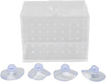Fish Breeder Box, High Transparency Acrylic Hatchery Incubator Tank, Aquarium Fish Breeding Box with Suction Cups, Isolation Box for Baby Fishes Shrimp Clownfish, Easy to Observe a (9 * 6 * 7CM)