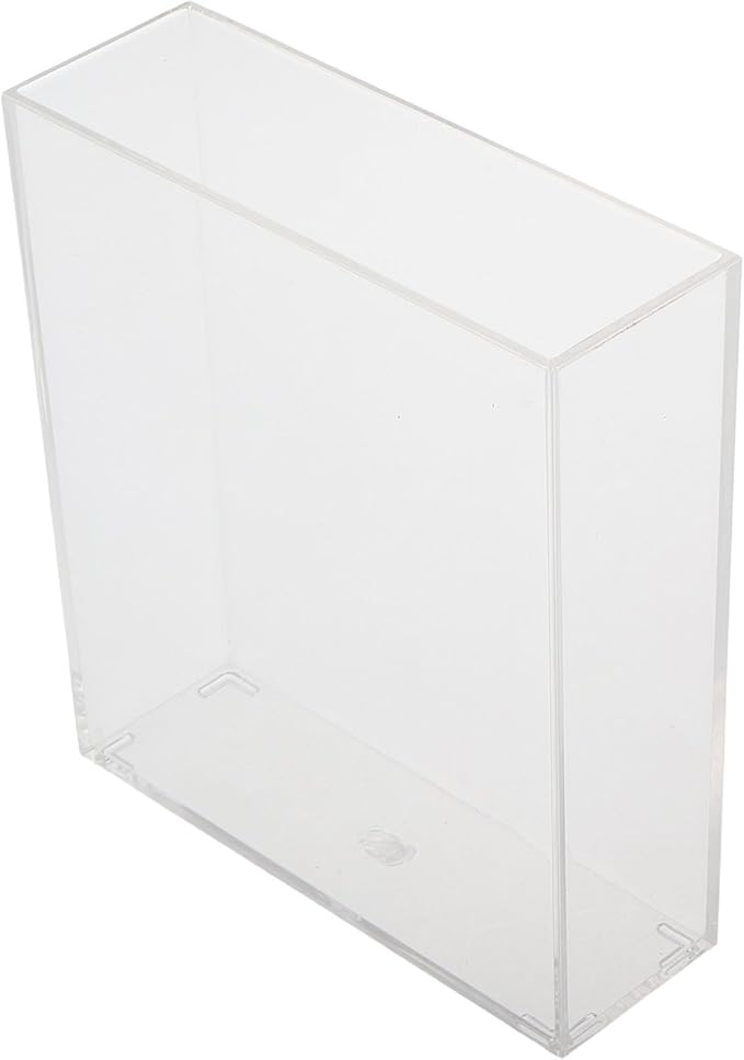 Kisangel Portable Transparent Fish Viewing Box 4.92X4.33X1.49In Lightweight Betta Fish Tank Small Aquarium Breeding Container for Desktop Observation and Care