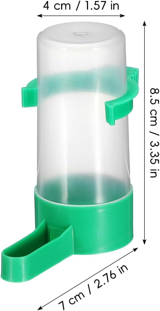 30 pcs Bird Water Dispenser: Budgie Perky Bottle Bowls Cage Feeder Birds Clips Small Cage, Budgie Food Feeders Plastic No Waterer, Wild Bowl Leak Food Doves Bottles Poultry Quail Accessories Baths