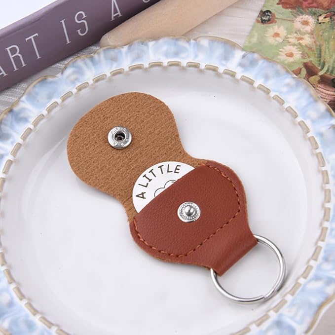 Xiyantiji Memorial Gifts for Loss of Dog Cat Leather Pocket Hug Keychain Remembrance Bereavement Gifts for Pet Owner Friends