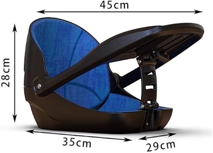 Dog Bike Seat – Front Bicycle Pet Seat with Adjustable Bracket, Backrest Angle & 3-Point Safety Harness, Footrest Extension, Fits 30–34 Mm Seat Tubes – Small Dog Bike Carrier(Black)