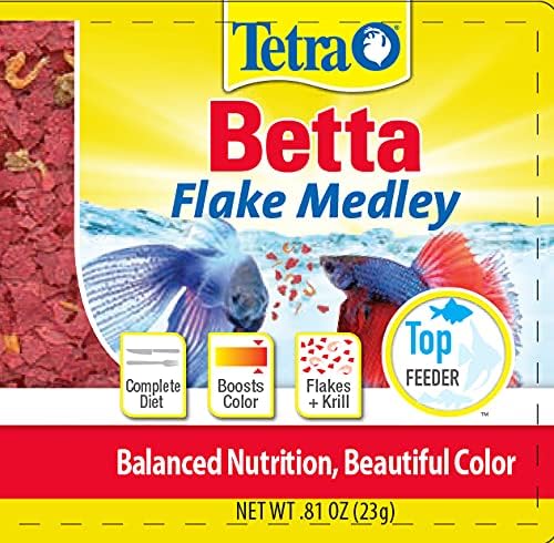 Tetra 16838 BettaMin Flakes, 0.81-Ounce,Blacks & Grays (Pack of 2)