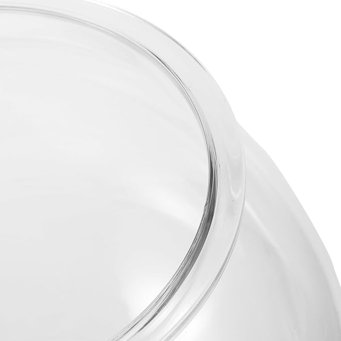 Plastic Goldfish Tank Desktop Aquarium Fish Bowl Portable Large Round Fish Bowl for Home Decor and Office Use