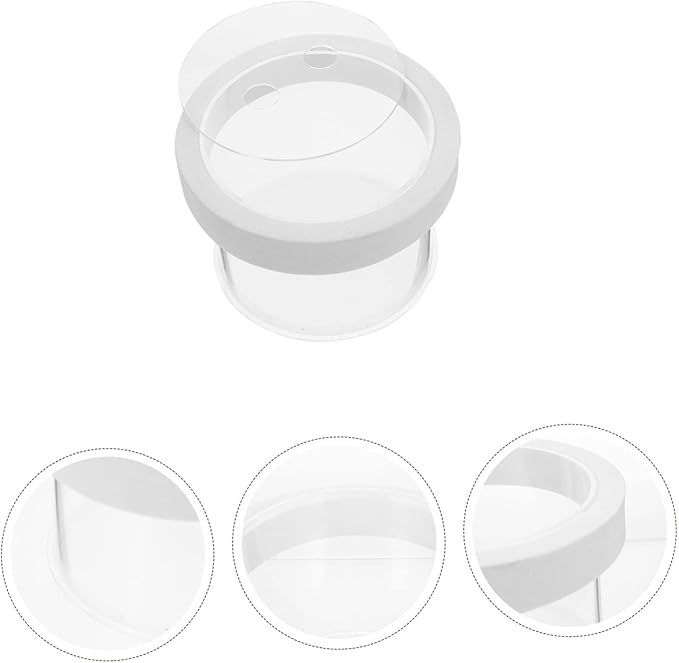 Happyyami Fish Box Floating Aquarium Breeding Box Transparent Isolation Separator for Fish Water Permeable Design High-Grade Acrylic Easy to Use for Shrimp and Fry