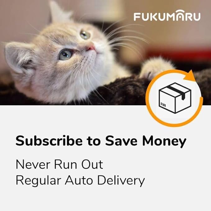 FUKUMARU Tofu Cat Litter, Strong Clumping Cat Litter Pellets, Effective Odor Control, Ultra Absorbent, Dust Free, Natural, Flushable, Lightweight, Low Tracking, White Tea, 6lb x 4 Bags