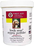 GIMBORN Kwik Stop Styptic Powder Dog Cat & Bird Nail Care (Kwik Stop Powder - 6 oz)