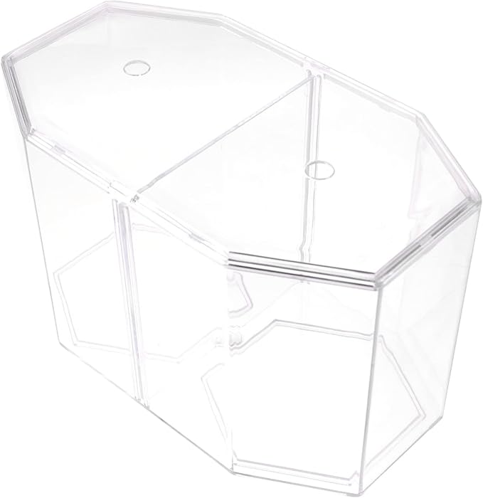 Happyyami Fish Breeding Tank Removable Divider Dual Compartment Clear Incubation Box for Betta and Small Tropical Fish Easy to Clean and Use for Fry