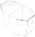Happyyami Fish Breeding Tank Removable Divider Dual Compartment Clear Incubation Box for Betta and Small Tropical Fish Easy to Clean and Use for Fry