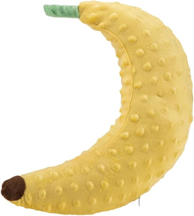 Pet Neck Pillow for Cats and Small Dogs – Soft Banana-Shaped U Pillow with Washable Cover, Plush Minky Travel Pillow for Pets