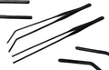 G.S Aquarium Tweezers Long Reptiles Feeding Tongs for Aquatic Plants Spider Snakes Lizards (12" Straight & Curved)