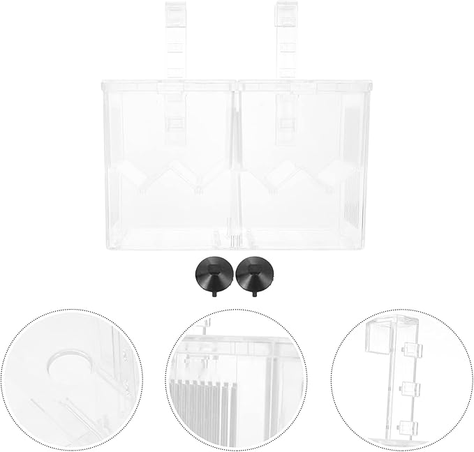 1pc Box Juvenile Hatching Box Hatching Incubator Fish Container Fish Breeding Case Fish Tank Hatchery Incubator Fish Tank Accessory Hatchery for