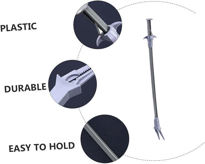 FRCOLOR 4pcs Water Plant Tweezers for Aquarium Cleaning Waterweed Planting Clips for Feeding Fish and Maintaining Aquatic Plants