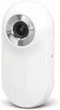 Jiawu Cat Collar Camera, HD 1080P Pet Camera Collar, 120° Wide Angle Dog Collar, Mini Sport Action Camera, Portable Camera for Cats, Dogs, Outdoor, Inoor (White)