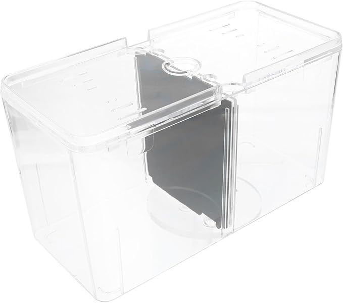 Milisten Betta Box Fish Tank Isolator Breeding Aquarium Incubator Holder Aquarium Hatching Box