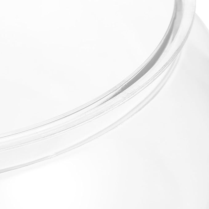 PRETYZOOM Small Plastic Fish Bowl, 0.8 Gallon Round Fish Tank, Clear Bowl for Carnival Game Accessory, Game Ball Holder, Clear Candy Bowl, Unbreakable Fish Bowl
