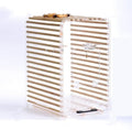 Birdcage Flat Top Acrylic Bird Cage Portable Breathable Ornamental Outdoor Bird Cage Easy to Clean and Assemble(Small)