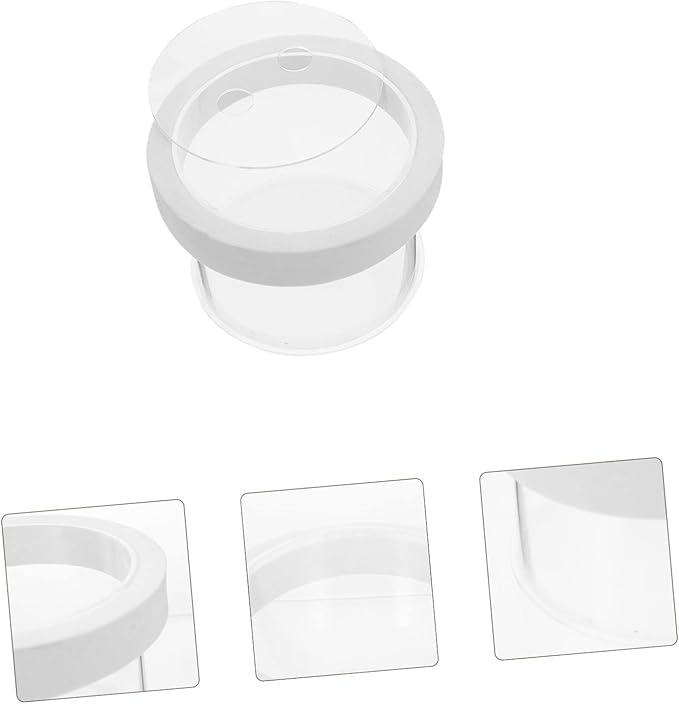 POPETPOP Floating Aquarium Fish Breeding Box with Removable Cover Acrylic Isolation Hatchery Tank for Fry and Young Fish Cultivation Jump Floating Design Mesh Bottom