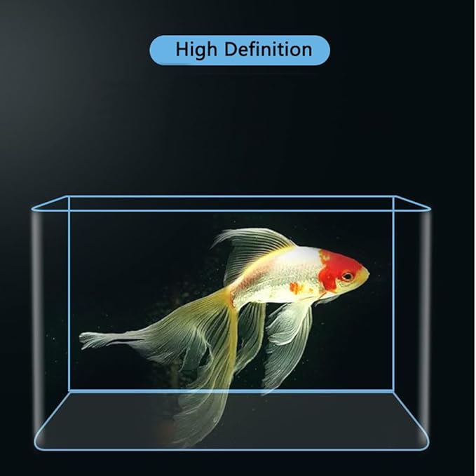 3 Gallon Aquarium Fish Tank, Rimless Aquarium Tank, 11.8" L × 7.9" H × 7.1" W