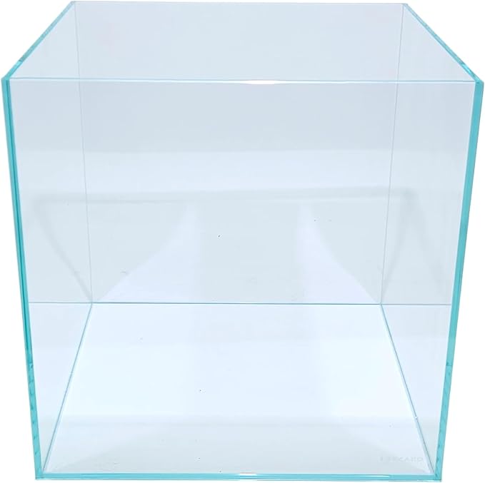 Lifegard Aquariums - 5 Gallon Cube Low Iron Ultra Clear Glass Tank 5mm - 10.47''x10.9''x10.9''